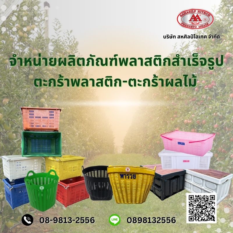 โรงงานผลิตตะกร้าพลาสติก